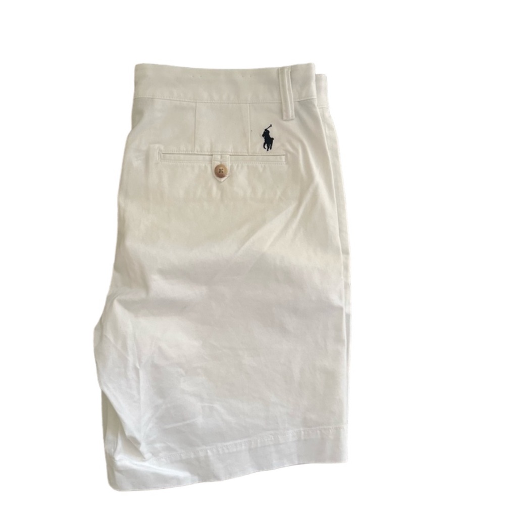 POLO BY RALPH LAUREN CLASSIC WHITE STRECH SHORT - Picture 2 of 5